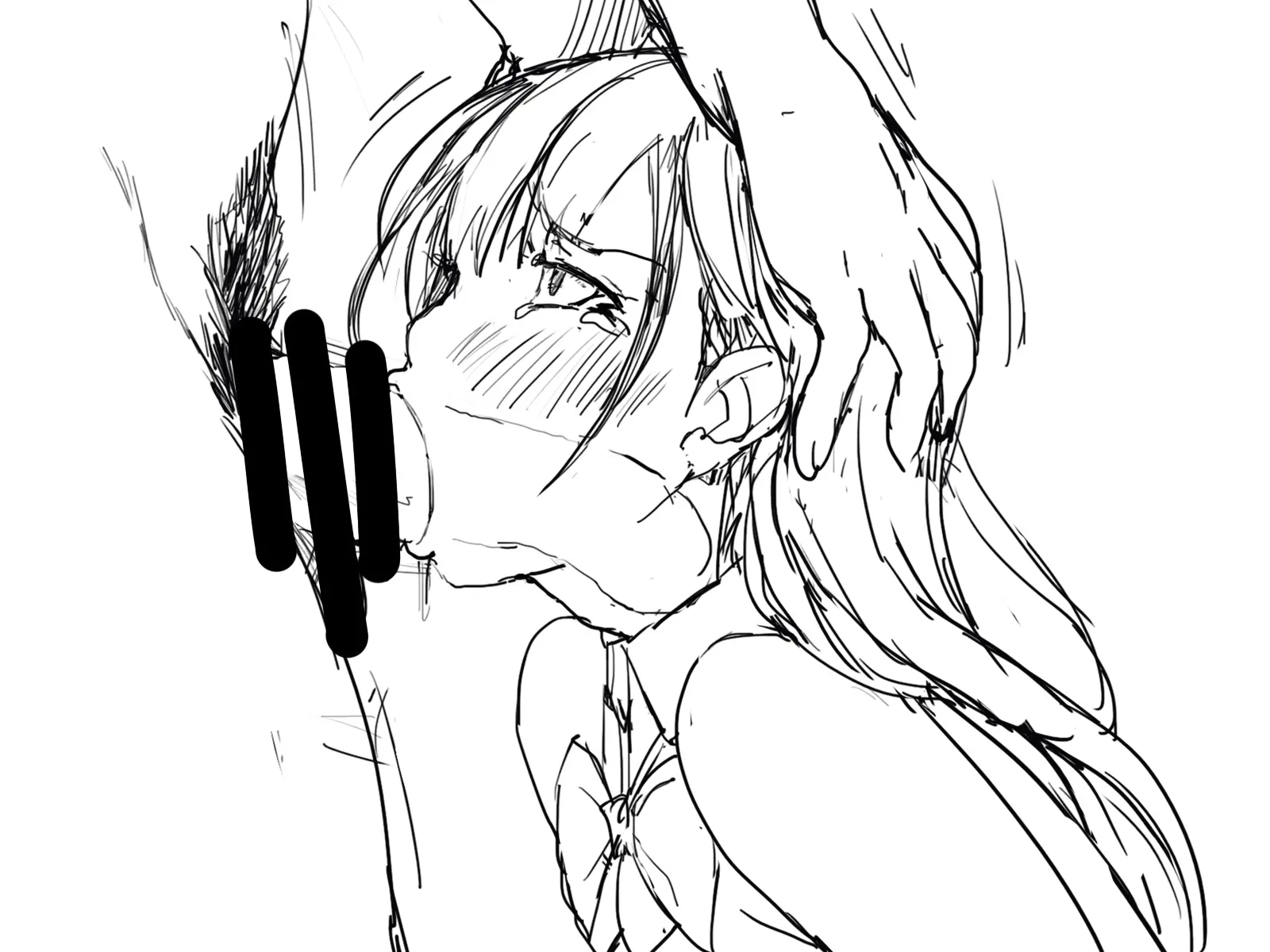 Kanojo Ga Aitsu Ni Sareta Koto_Rough Sketch